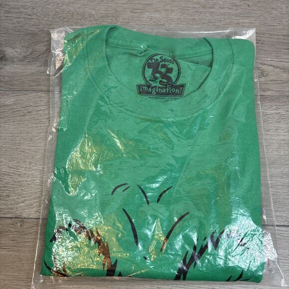 Dr Seuss By Imagination Other - Dr Seuss The Grinch Stole Christmas Mens 2XL Tshirt Green Short Sleeve New